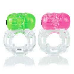 ColorPop Big O Vibrating Love Ring | Green or Pink | from Screaming O -  - [price]