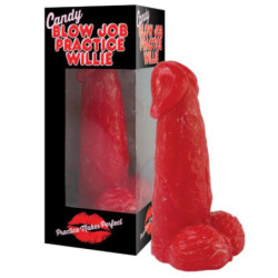 Strawberry Flavoured Candy Blow Job Practice Willie | Novelty Gift -  - [price]