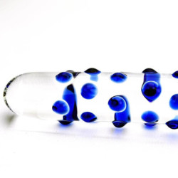 Spectrum Nubby Textured Glass Dildo | Clear | from Loving Joy -  - [price]