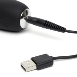 Slimline G-Spot USB Rechargeable Rabbit Vibrator – Black – by Happy Rabbit -  - [price]
