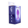 Jewelled Silicone Butt Plug | Purple | S, M or L | from Loving Joy -  - [price]