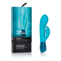 Ceres Rabbit Dual Action Massager - Robin Egg Blue -  - [price]