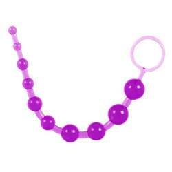 Thai Toy Anal Beads | 10 Graduated Sizes | Purple | from Toy Joy -  - [price]