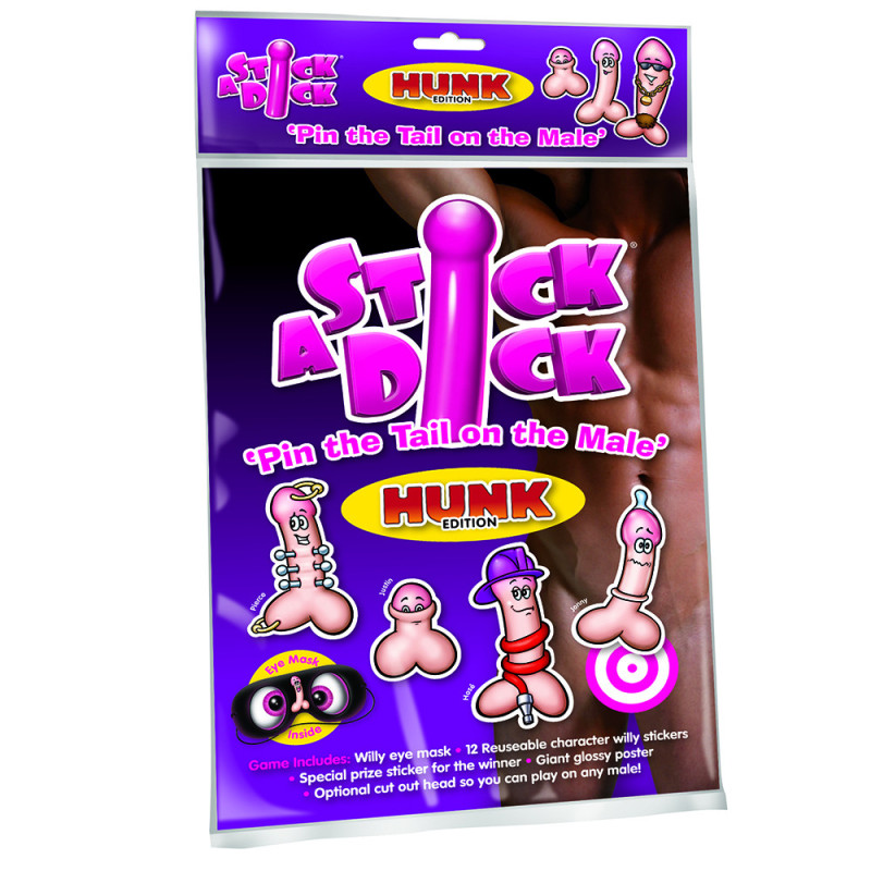 Stick A Dick on the Geek/Hunk/Stud Party Game -  - [price]