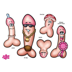 Stick A Dick on the Geek/Hunk/Stud Party Game -  - [price]