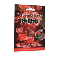 Naughty Nights Dare Dice | Raunchy or Erotic Versions | Couples Fun -  - [price]