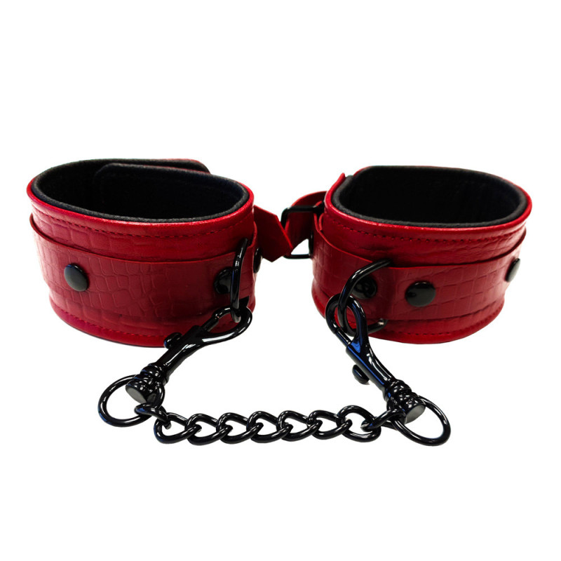 Leather Croc Print Bondage Assortment | from Rouge Garments -  - [price]