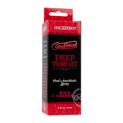 Good Head Deep Throat Spray | Cherry, Mint or Strawberry Flavours | 2fl.oz/59mls -  - [price]
