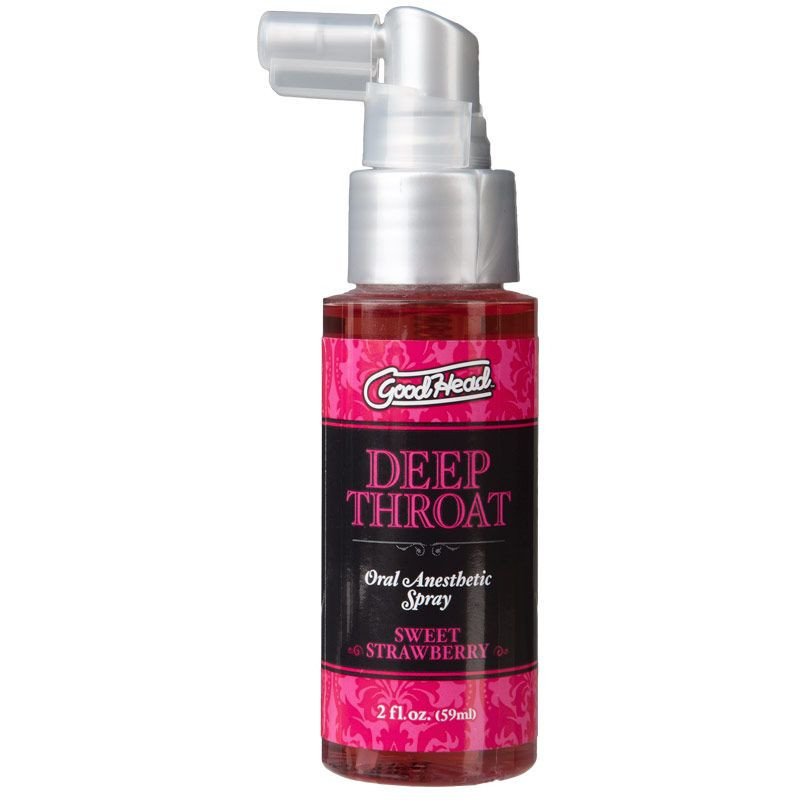 Good Head Deep Throat Spray | Cherry, Mint or Strawberry Flavours | 2fl.oz/59mls -  - [price]