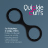 Quickie Ankle or Wrist Cuffs | Medium or Large | Black or Red | For Bondage Play -  - [price]