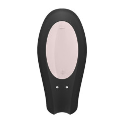 App Enabled Double Joy Partner Vibrator | Black, Lilac or White | from Satisfyer -  - [price]