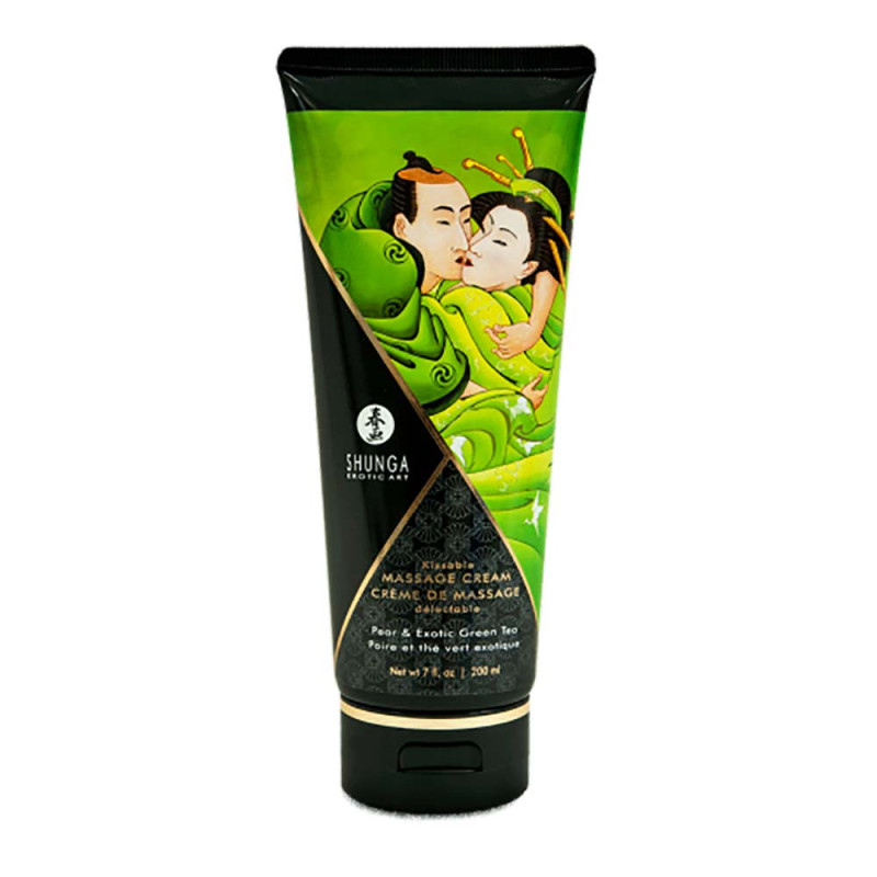 Kissable Massage Creams | 7fl.oz/200ml | Strawberry Wine, Pear & Exotic Green Tea, Exotic Fruit Flavours | from Shunga - - [pri Kissable Massage Creams | 7fl.oz/200ml | Strawberry Wine, Pear & Exotic Green Tea, Exotic Fruit Flavours | from Shunga - - [pri