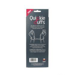 Quickie Ankle or Wrist Cuffs | Medium or Large | Black or Red | For Bondage Play -  - [price]