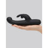 Slimline G-Spot USB Rechargeable Rabbit Vibrator – Black – by Happy Rabbit -  - [price]