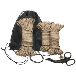 Kink Bind And Tie Initiation 5 Piece Hemp Rope Kit | 110ft/35mtrs | from Doc Johnson -  - [price]