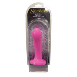 "Femme" Rubber Strap On Dildo | Hot Pink | from Sportsheets -  - [price]