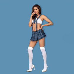Studygirl Role Play Costume | S/M or L/XL | Blue | from Obsessive -  - [price]