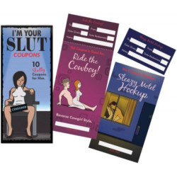 I'm Your Slut/Stallion | 10 Coupons | Adult Couples Novelty Fun -  - [price]