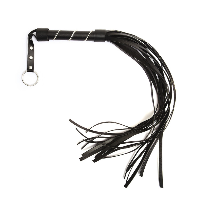 Jewelled Flogger | Black | 30”/76.2cm | from S(ex) & M(ischief) -  - [price]