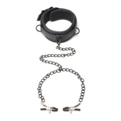 Collared Temptress | Collar with Nipple Clamps | from Master Series -  - [price]