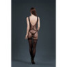 Low Back Crotchless Bodystocking | Black | One Size | from Moonlight Lingerie -  - [price]