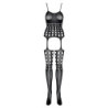 Crotchless Bodystocking | G310 |  S/L or XL/XXL | Black | from Obsessive -  - [price]