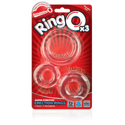 RingO’s x 3 Love Rings | Clear or Black | from Screaming O -  - [price]