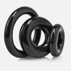RingO’s x 3 Love Rings | Clear or Black | from Screaming O -  - [price]