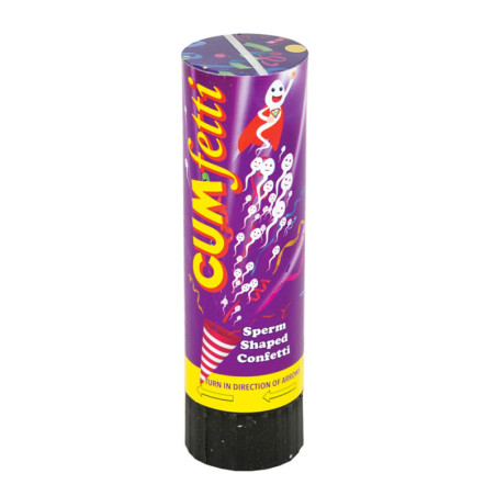 Cumfetti Sperm Shaped Confetti Party Popper -  - [price]