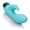 'Eden' Waterproof Silicone Rabbit Vibrator | Blue | from CalExotics -  - [price]