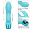 'Eden' Waterproof Silicone Rabbit Vibrator | Blue | from CalExotics -  - [price]