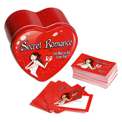 Secret Romance Couples Novelty Gift | 100 Ways to Say I Love You! -  - [price]