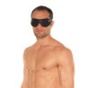 Leather Adjustable Padded Blindfold | Unisex | Black | from Rimba -  - [price]