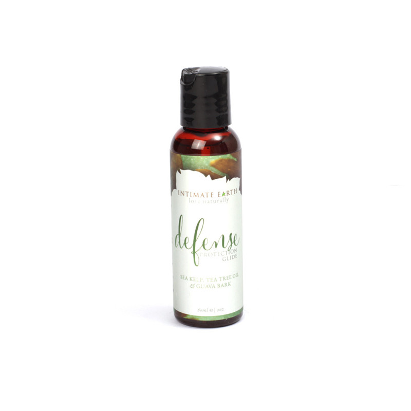 'Defense' Lube | Carrageenan  Tea Tree Oil & Guava Bark | 2oz/60ml or 4oz/120ml | from Intimate Earth -  - [price]