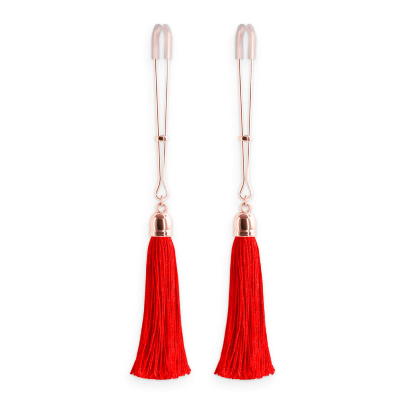 Bound Nipple Clamps with Red Tassel -  - [price]