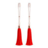 Bound Nipple Clamps with Red Tassel -  - [price]