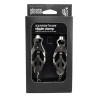 Squeezer Teaser Clover Nipple Clamps with Chain | from Bound to Please