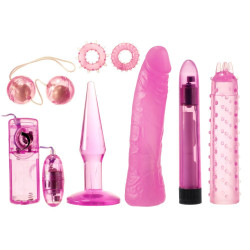Mystic Treasures | Adventurous Couples 8pc Sex Toy Kit | Pink