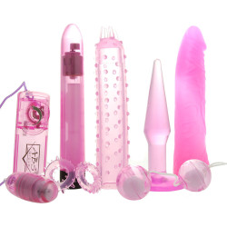 Mystic Treasures | Adventurous Couples 8pc Sex Toy Kit | Pink