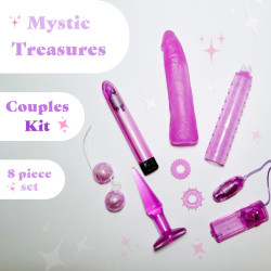 Mystic Treasures | Adventurous Couples 8pc Sex Toy Kit | Pink