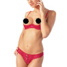 Lace Open Bra Set | Red | from Cottelli Collection