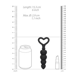 Anal Love Beads | Silicone | Black | from Ouch