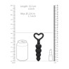 Anal Love Beads | Silicone | Black | from Ouch