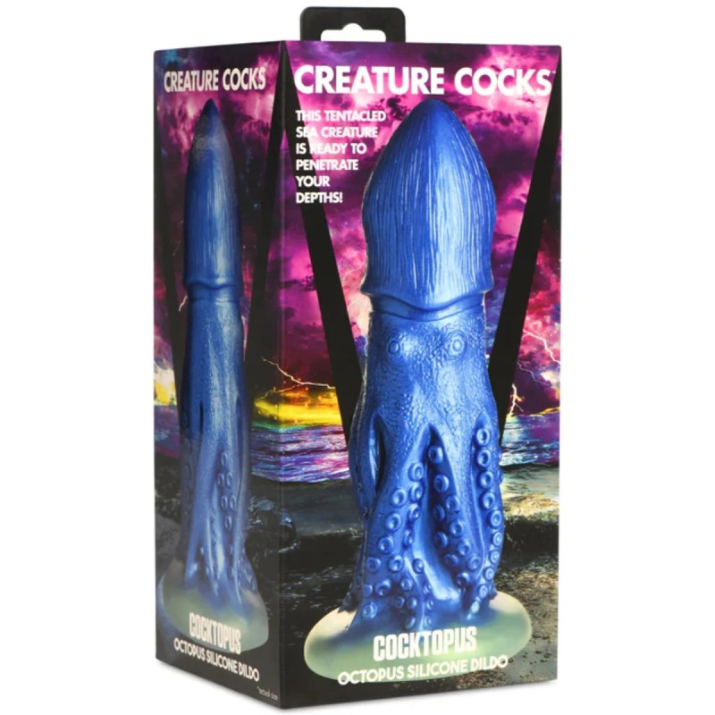 Cocktopus | Octopus Silicone Dildo | Blue | from Creature Cocks Cocktopus | Octopus Silicone Dildo | Blue | from Creature Cocks