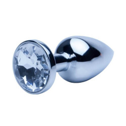 Silver Jewelled Butt Plug | Small or Large | from Precious Metals