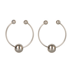 Nipple Play Jewellery with Ball Accents | Non Piercing  | Silver or Gold