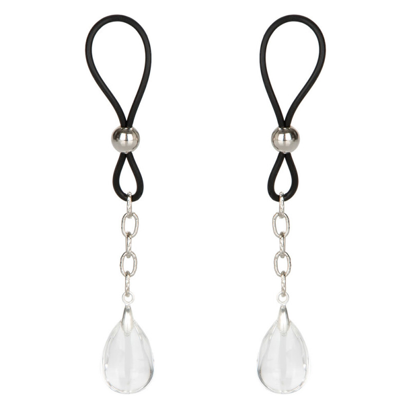 Nipple Jewellery | Non-Piercing  | Crystal, Onyx, Crystal Teardrop or Crystal Gem