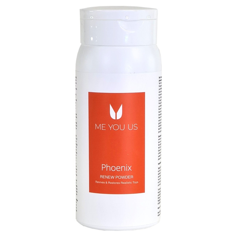 Phoenix | Renew Powder for Realistic Feel Toys | White | 4oz/118g | from Me You Us Phoenix | Renew Powder for Realistic Feel Toys | White | 4oz/118g | from Me You Us