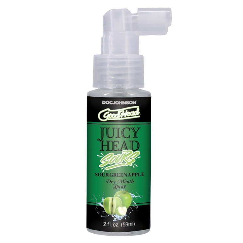 Good Head Juicy Head Dry Throat Spray | Sour | Apple, Cherry, Peach, Raspberry or Watermelon Flavours | 2fl.oz/59mls Good Head Juicy Head Dry Throat Spray | Sour | Apple, Cherry, Peach, Raspberry or Watermelon Flavours | 2fl.oz/59mls