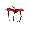 Sunrise Lace Corsette Strap On | Red | From Sportsheets